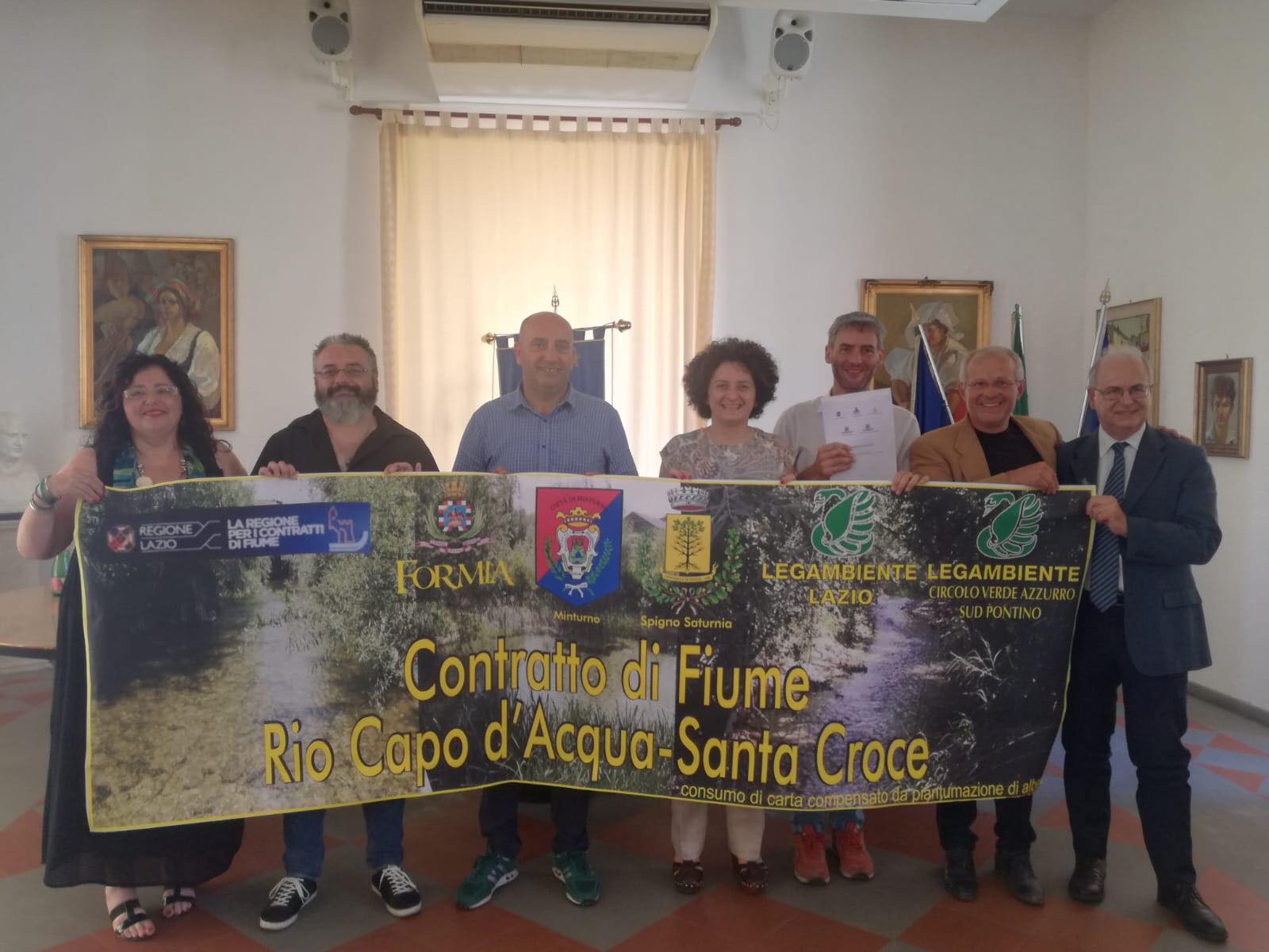 Firma Dichiarazione di intenti Contratto di Fiume